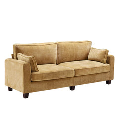 80.71'' Upholstered Square Arm Standard 3 Seater Sofa