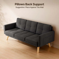 Kaizlyn Linen Sofa