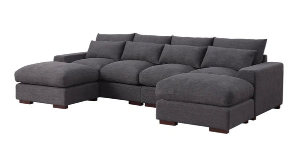 Nyerere 123.24" Upholstered Sofa