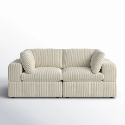 Aronas 79'' Corduroy Loveseat