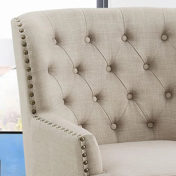 1 Set Mid Century Modern Armchair for Living Comfy Seat,Tub Sofa for Bedroom Reading Room