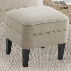 1 Set Mid Century Modern Armchair for Living Comfy Seat,Tub Sofa for Bedroom Reading Room