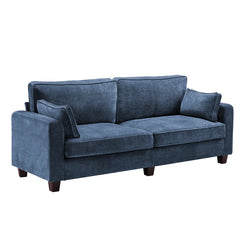 80.71'' Upholstered Square Arm Standard 3 Seater Sofa