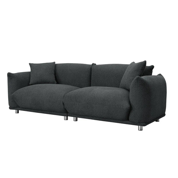 Anarii 85" W Oversized Loveseat Sofa Cloud Couch Curved Sofa Modern Sofa Living Room Couch Comfy Couch Deep Sofa