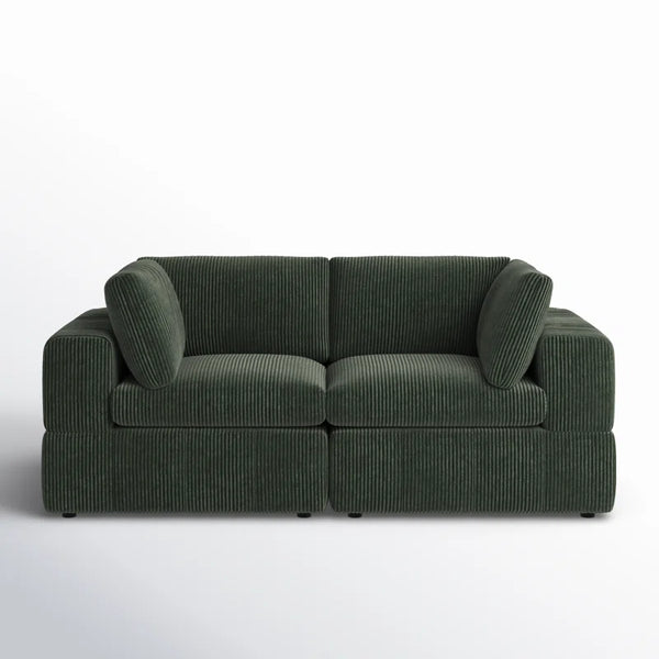 Aronas 79'' Corduroy Loveseat
