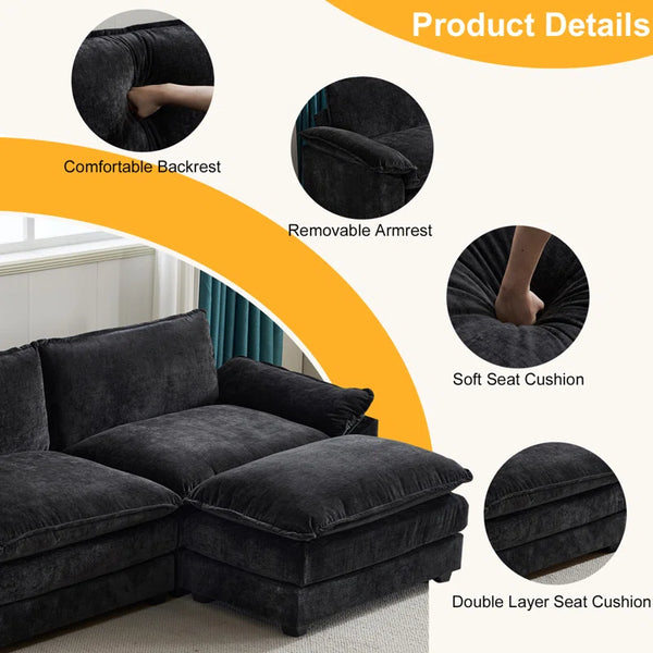 Avrilynn 120'' Upholstered Sofa