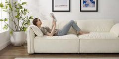 Louai 95'' Chenille Upholstered Sofa
