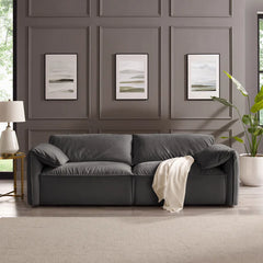 Louai 95'' Chenille Upholstered Sofa