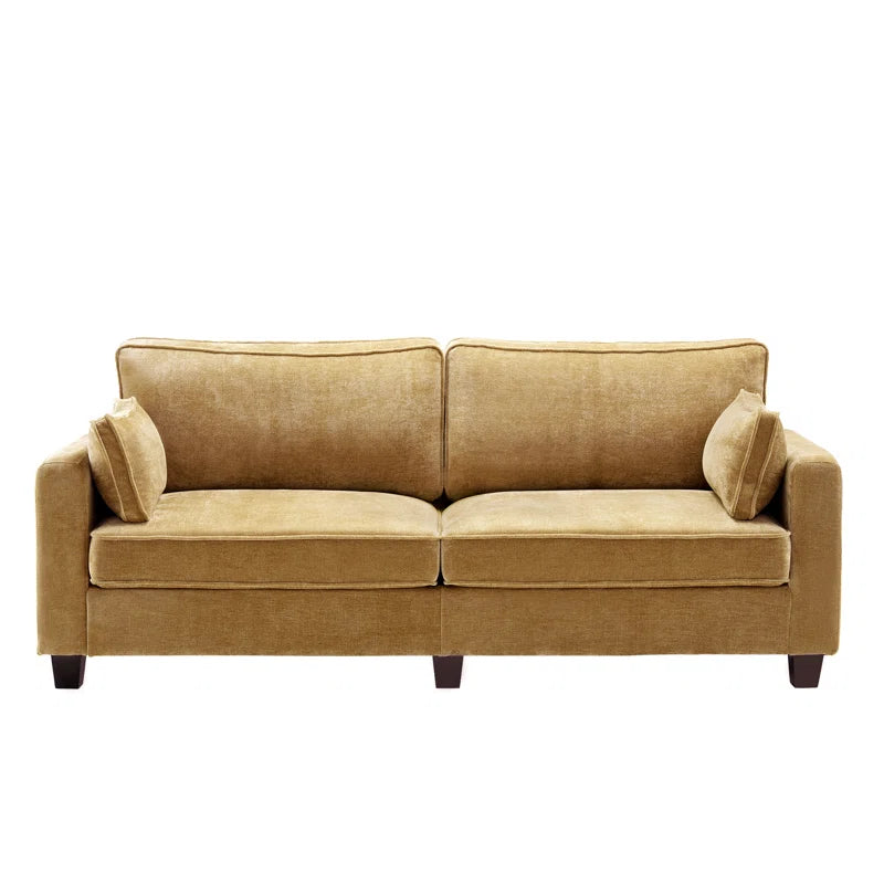 80.71'' Upholstered Square Arm Standard 3 Seater Sofa