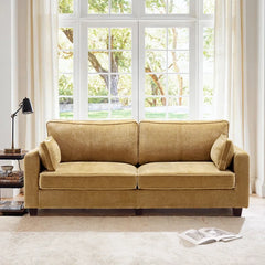 80.71'' Upholstered Square Arm Standard 3 Seater Sofa