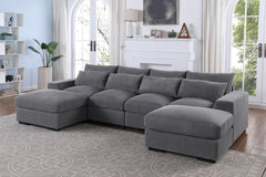 Nyerere 123.24" Upholstered Sofa