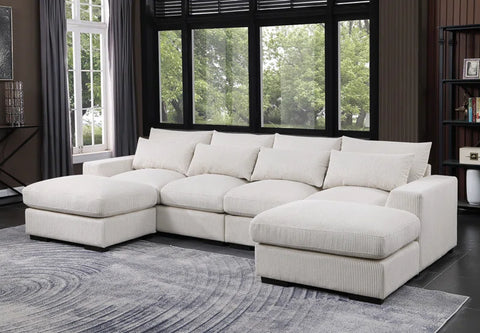 Nyerere 123.24" Upholstered Sofa