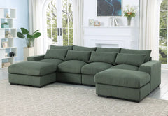 Nyerere 123.24" Upholstered Sofa