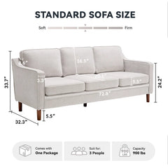 Azriah 80.31'' Upholstered Sofa